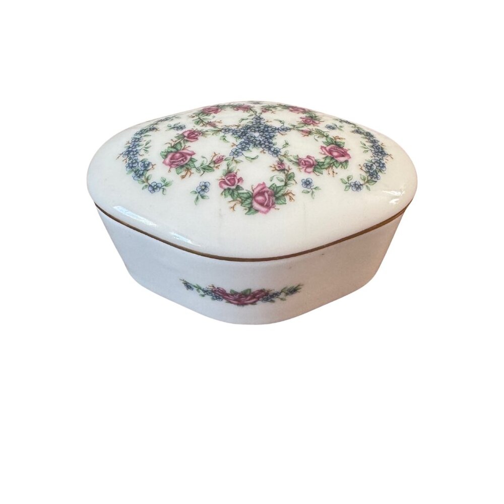 As Times Go By Music Box by Heritage House Songs of Love Porcelain 1985 Vintage - Picture 5 of 9